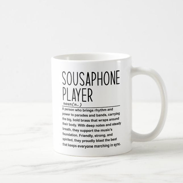 Caneca De Café Sousaphone player (Direita)