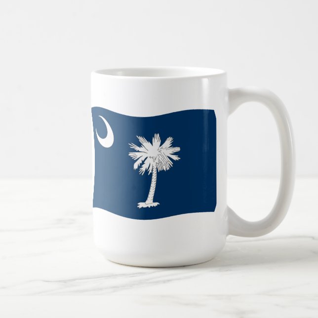 Caneca De Café South Carolina Flag Mug (Direita)