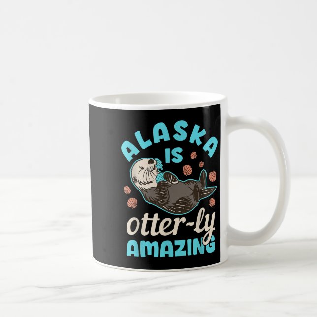 Caneca De Café Souvenir das Férias do Mar do Alasca (Direita)