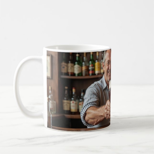 Caneca de Café Souvenir de Anfitrião de Taberna Be (Esquerda)