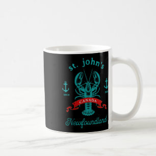 Caneca De Café Souvenir de Férias de Lagosta St Johns Terra Nova 