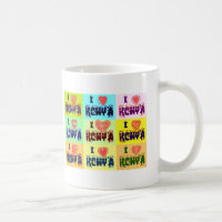 Souvenir de Viagem do Quênia Impressão de Arte Pop