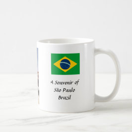 Caneca De Café Souvenir Mug - São Paulo, Brasil
