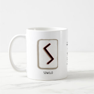 Caneca De Café Sowilo RuneStone Mug