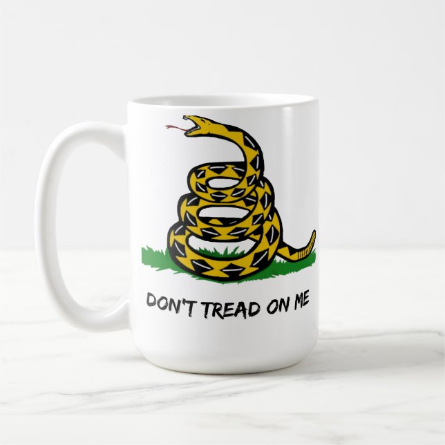 Caneca De Café Soyez un vrai libertaire Ne marchez pas sur moi (Esquerda)