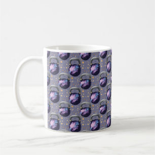 Caneca De Café Space Galaxy Kettlebell