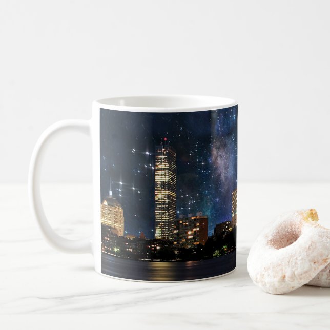 Caneca De Café Spacey Boston (Com Donut)