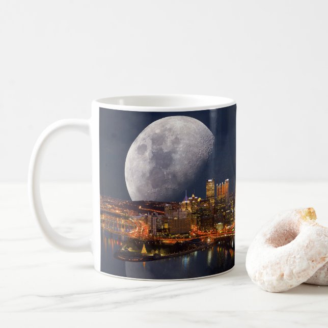 Caneca De Café Spacey Pittsburgh (Com Donut)