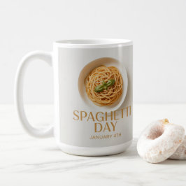 Caneca De Café Spaghetti Day January 4th Classic Mug