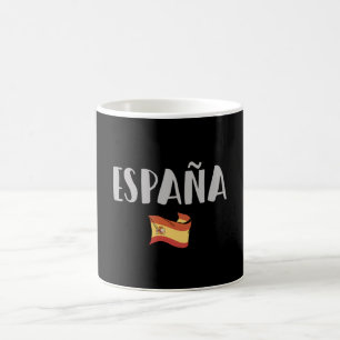 Caneca De Café Spain Soccer Football Fan Shirt Flag