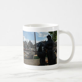 Caneca De Café Spakenburg Harbor Panorâmica Café Mug