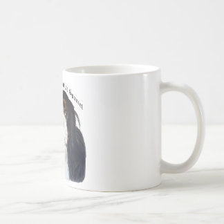 Caneca De Café Spaniel de rei descuidado Charles da tri cor