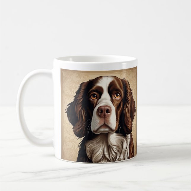 Caneca De Café Spaniel de springer em inglês (Esquerda)