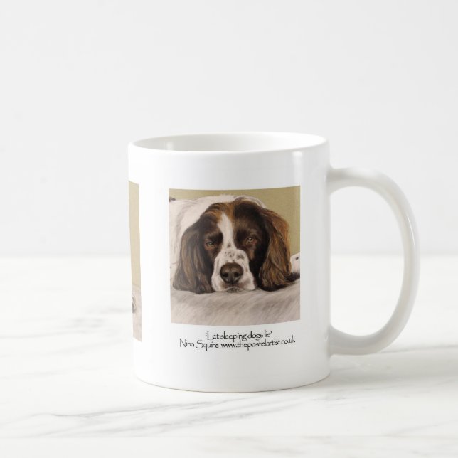 Caneca De Café Spaniel de springer inglês (Direita)