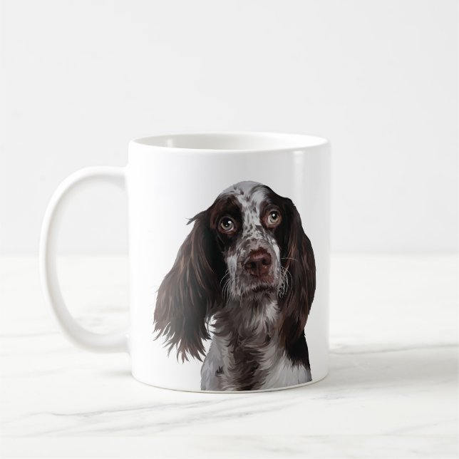 Caneca De Café Spaniel de Springer inglês - arte de Digitas do (Esquerda)