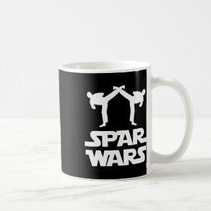 Caneca De Café Spar Wars Mma Karate Taekwondo Boxing Artes Marcia