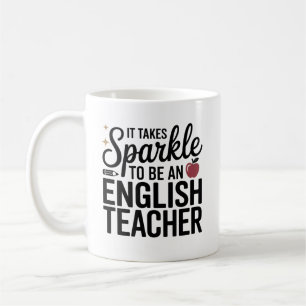 Caneca De Café Sparkle é professor de inglês