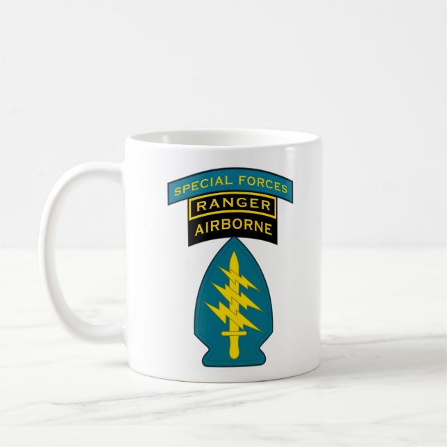 Caneca De Café SpecOps Cmd - forças especiais - transportado por (Esquerda)