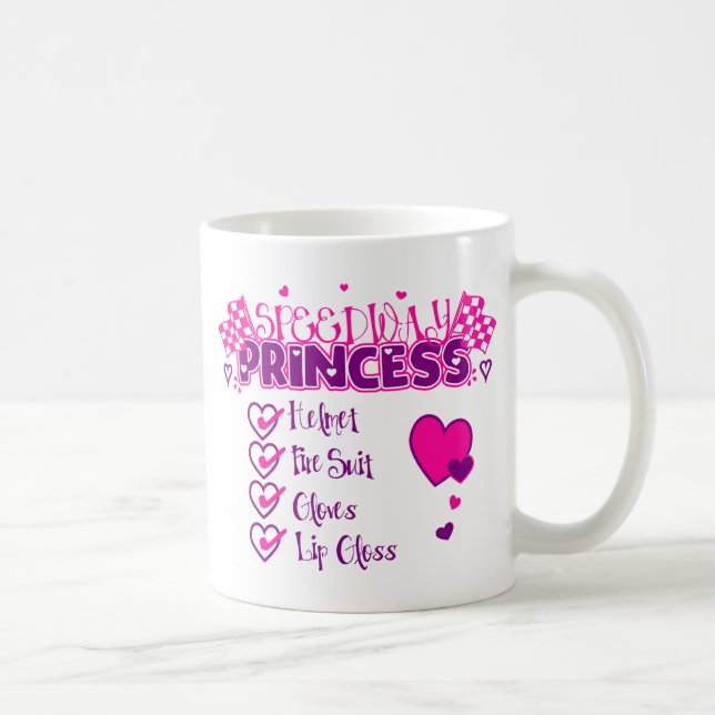 Caneca De Café Speedway Princess (Direita)