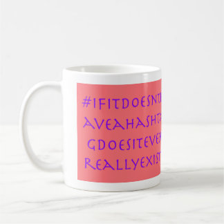 Caneca De Café Sphinx Riddle Hashtag Mug
