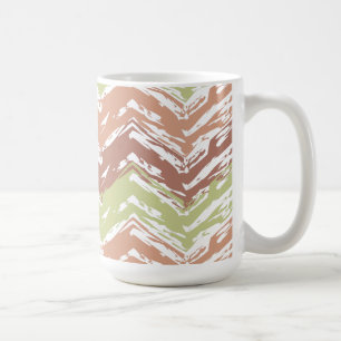 Caneca De Café Spice Scribble Chevron ZigZag