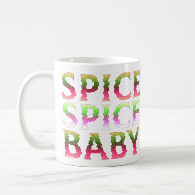 Caneca De Café SPICE SPICE BABY presente engraçado de ação de gra (Esquerda)