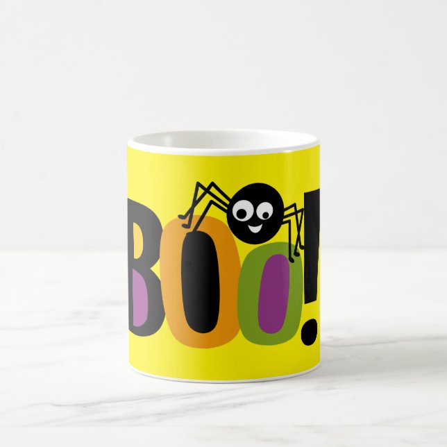 Caneca De Café Spider BOO Halloween (Centro)