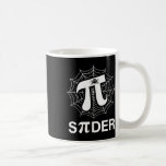 Caneca De Café Spider Pi Spider Science Professor de matemática E<br><div class="desc">Spider Pi Spider Science Professora Engraçado Aranha-Aranha</div>