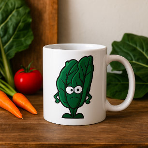 Caneca De Café Spinach Face Mug