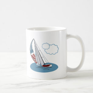 Caneca De Café Spinnaker no vento