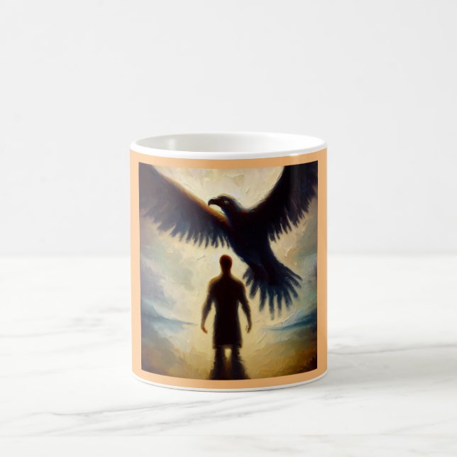 Caneca De Café Spirit Animal Eagle 2 (Centro)