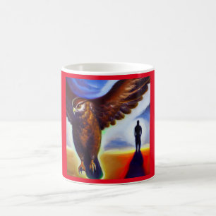 Caneca De Café Spirit Animal Hawk 3