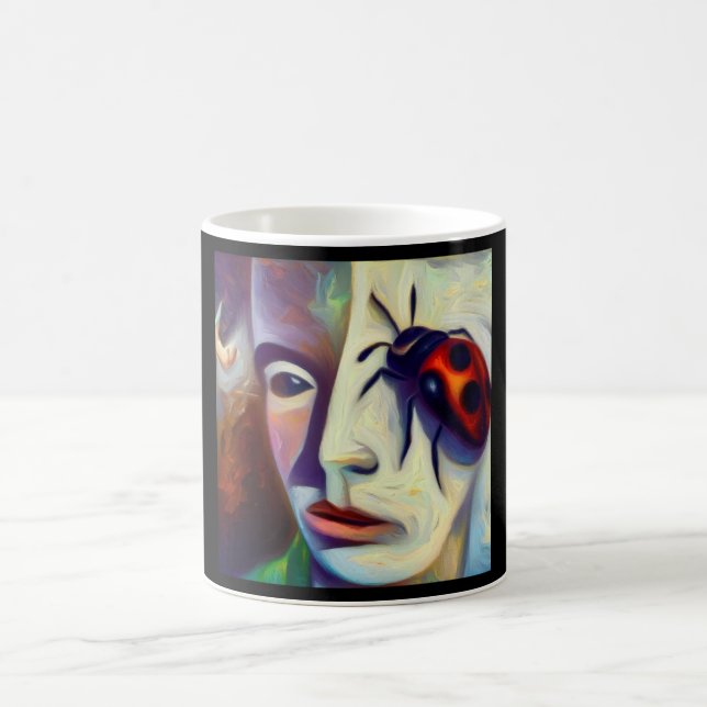 Caneca De Café Spirit Animal Ladybug 3 (Centro)