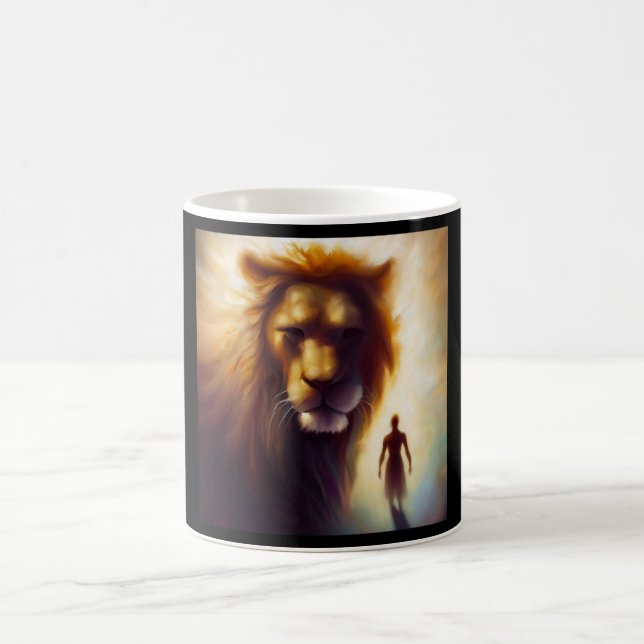 Caneca De Café Spirit Animal Lion 1 (Centro)
