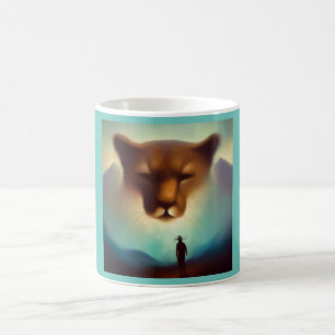 Caneca De Café Spirit Animal Mountain Lion 3