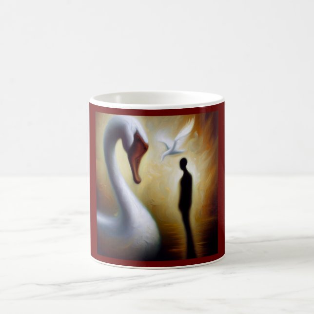 Caneca De Café Spirit Animal Swan 1 (Centro)