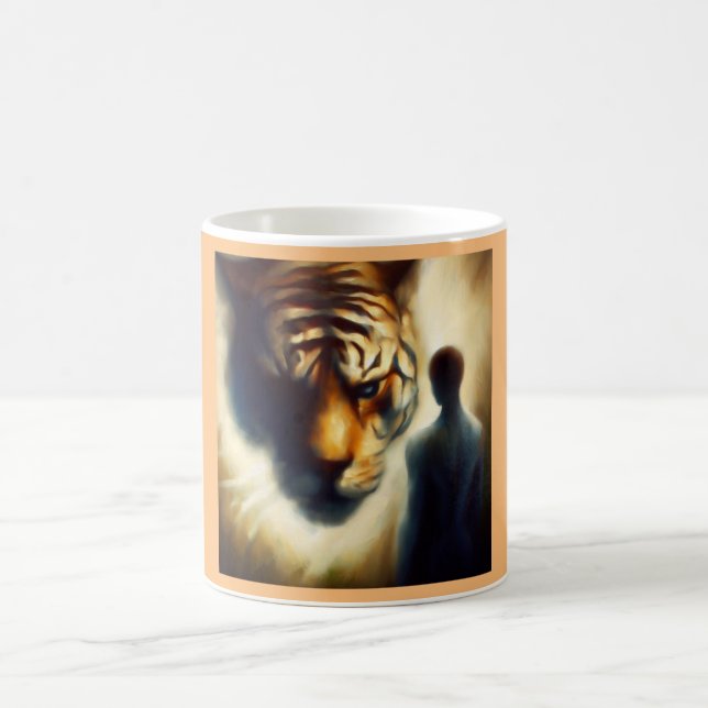 Caneca De Café Spirit Animal Tiger 1 (Centro)