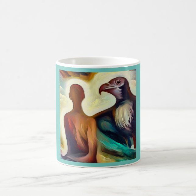 Caneca De Café Spirit Animal Vulture 2 (Centro)