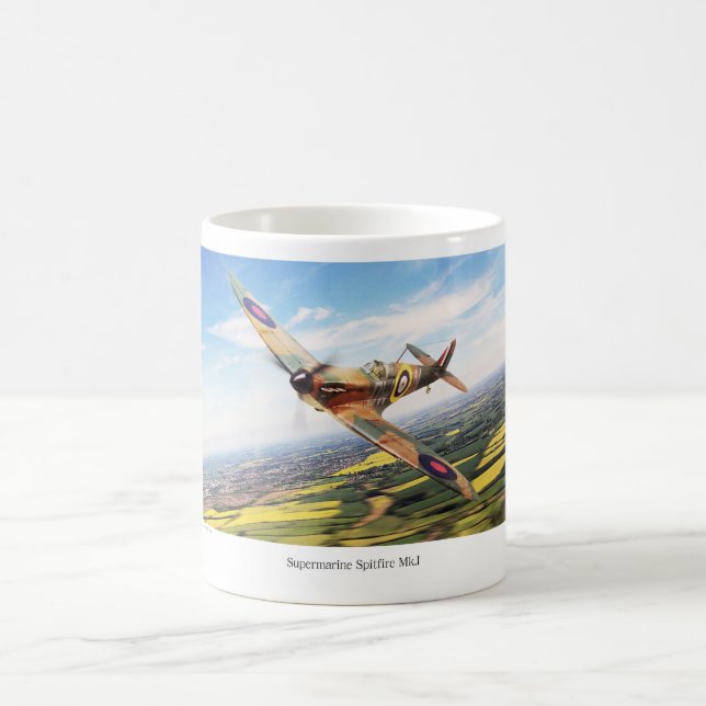 Caneca De Café Spitfire MK.I (Centro)