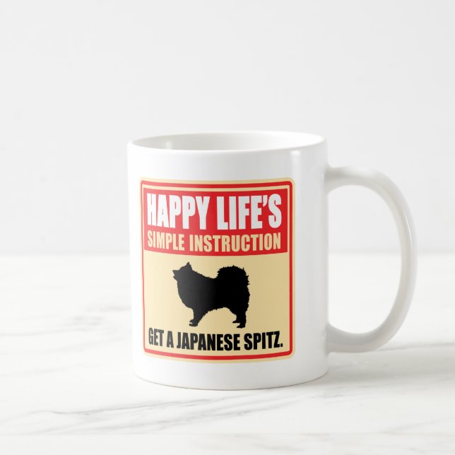 Caneca De Café Spitz japonês (Direita)