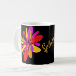 Caneca De Café Splat! Avaliação Psicológica Borrão de Tinta Color