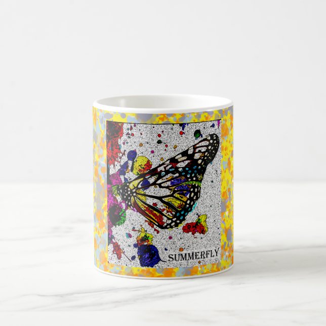 Caneca De Café Splatter Butterfly Mug (Centro)