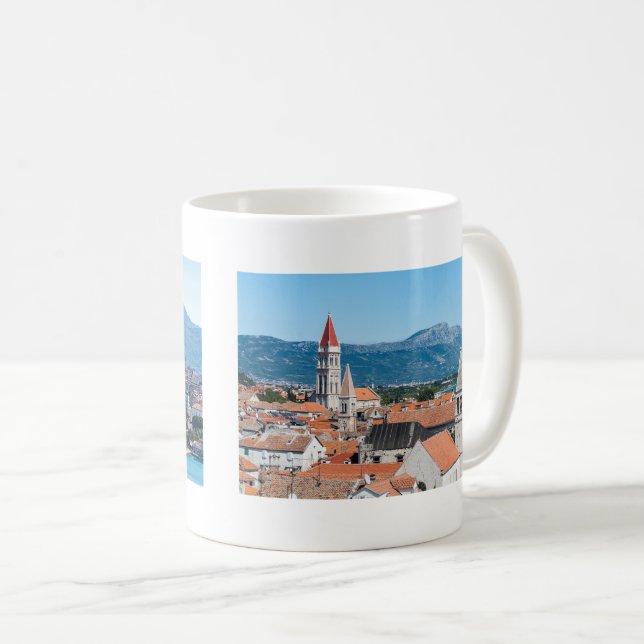 Caneca De Café Split e Trogir - Croácia (Frente Esquerda)