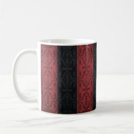 Caneca De Café Split Half Moroccan Rug Pattern