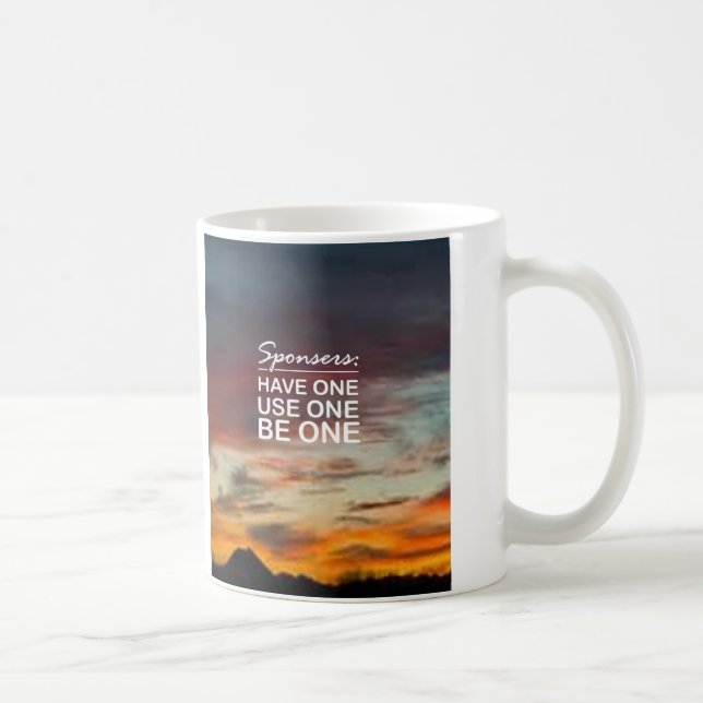 Caneca De Café Sponsers, tem um, uso um, seja um (Direita)