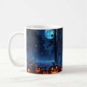 Caneca De Café Spookkin Pumpkin Night Mug - Anime de Halloween