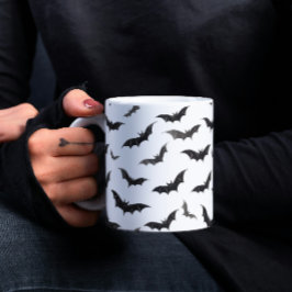 Caneca De Café Spooky Bats Halloween