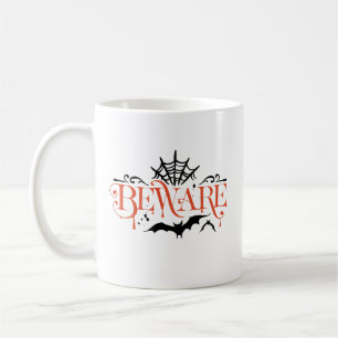 Caneca De Café Spooky Beware Halloween