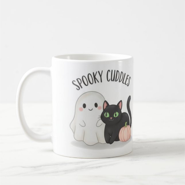 Caneca De Café Spooky Cute Halloween Mug (Esquerda)