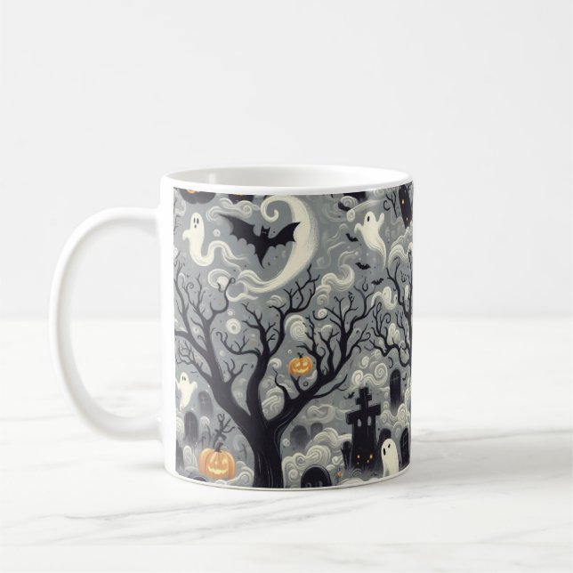 Caneca De Café Spooky Graveyard Mug (Esquerda)